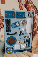 Toddler Busy Board 60×40 cm (różowy)
