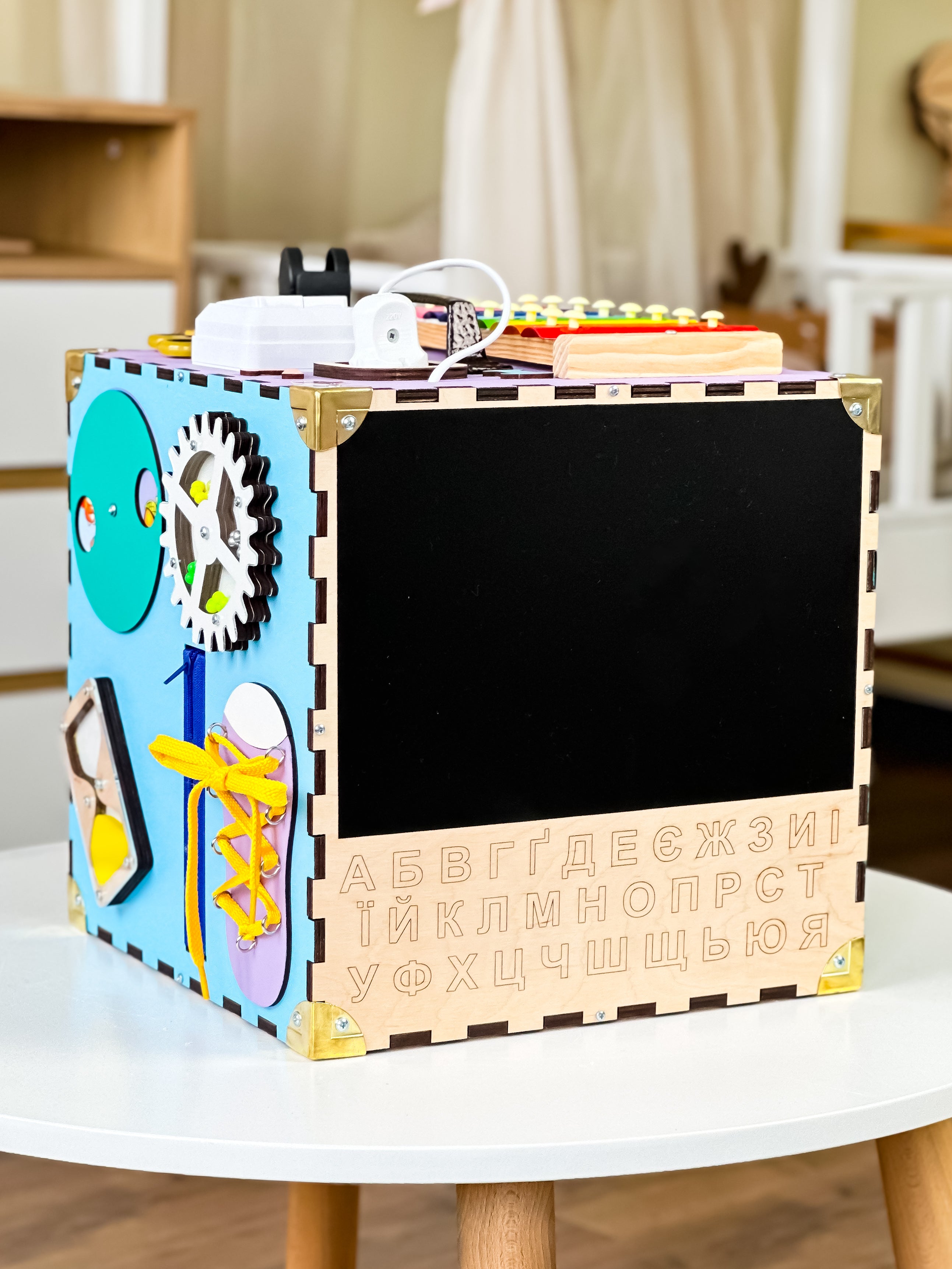 Busy Cube Montessori, Busy Cube Sensory Toy, Montessori Busy Cube, Holzwürfel Personalisiert, Activity Würfel Baby, Personalized Baby Cube