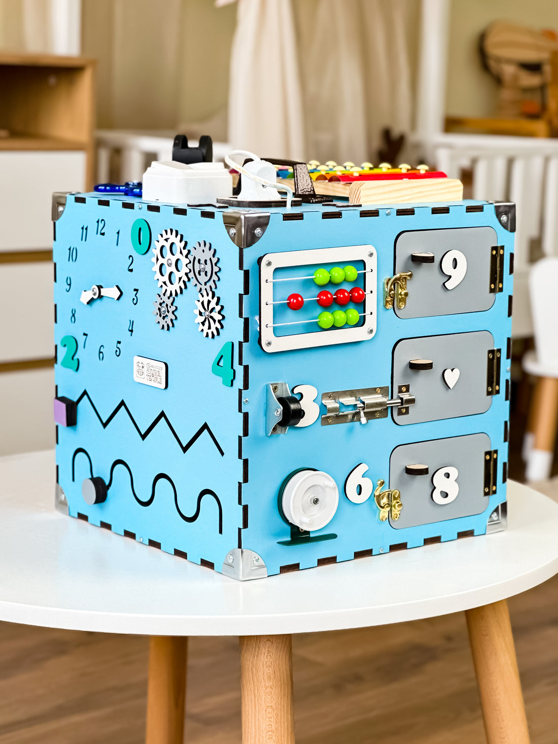 Busy Cube 1 Year Old, Busy Cube for Toddler, Busy Cube Montessori, Montessori Toys 3 Year Old, Montessori Board for Toddler