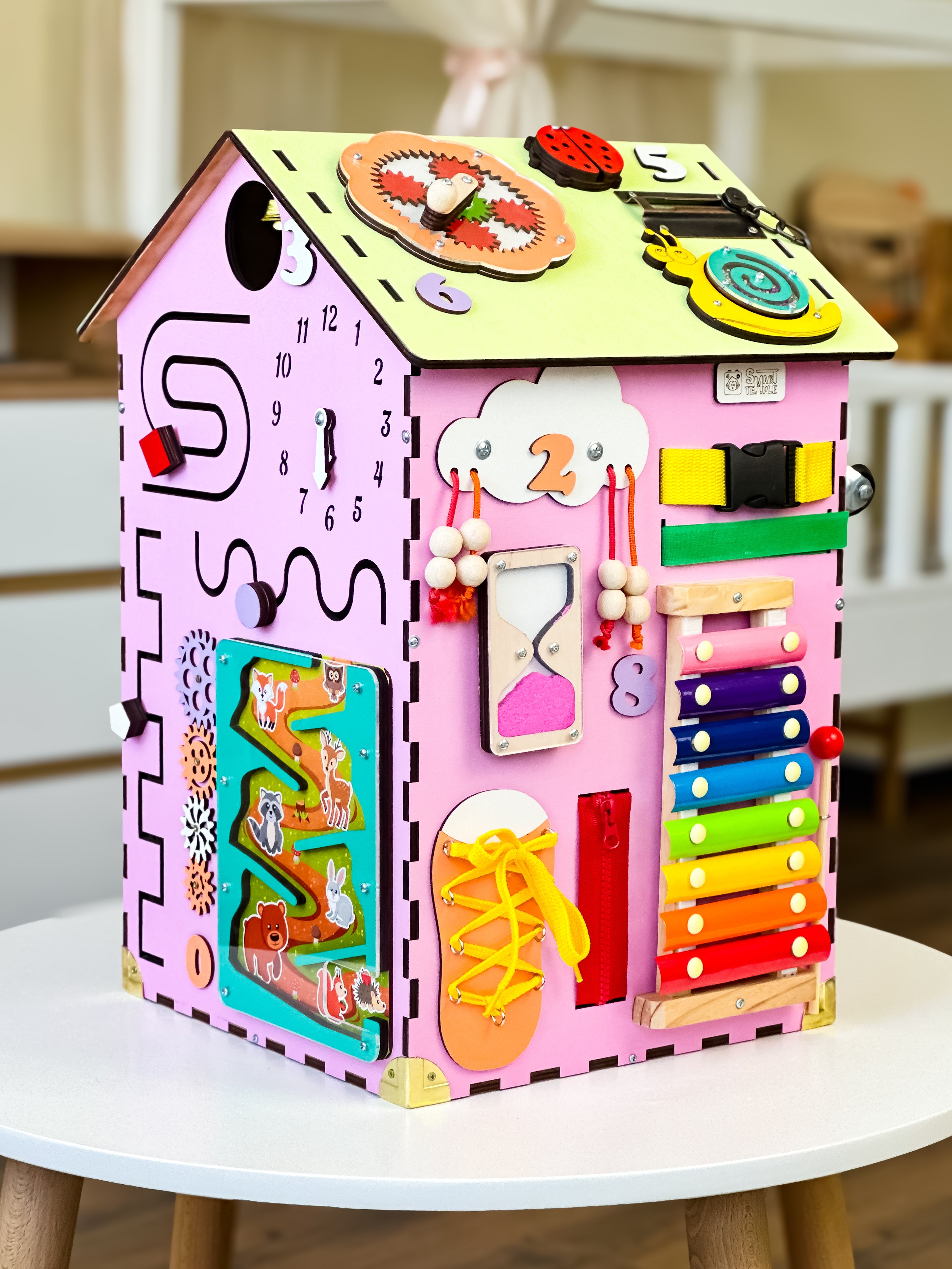 Busy Board Toddler Girls, Busy Board Toddler Boys, Busy House Wooden, Busy Board House, Activity Wrfel, Toddler Toys 2 Year Old, Baby Shower