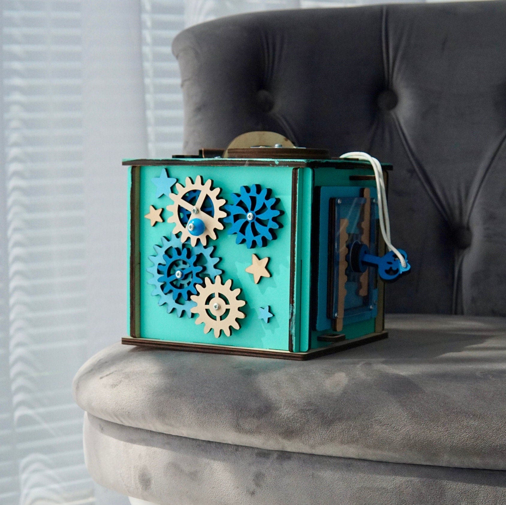 Busy Cube Travel, Busy Cube 1 Year Old, Busy Cube Toy, Busy Box for Babies, Sensory Busy Board, Sensory Board, Autism Toys for Kids