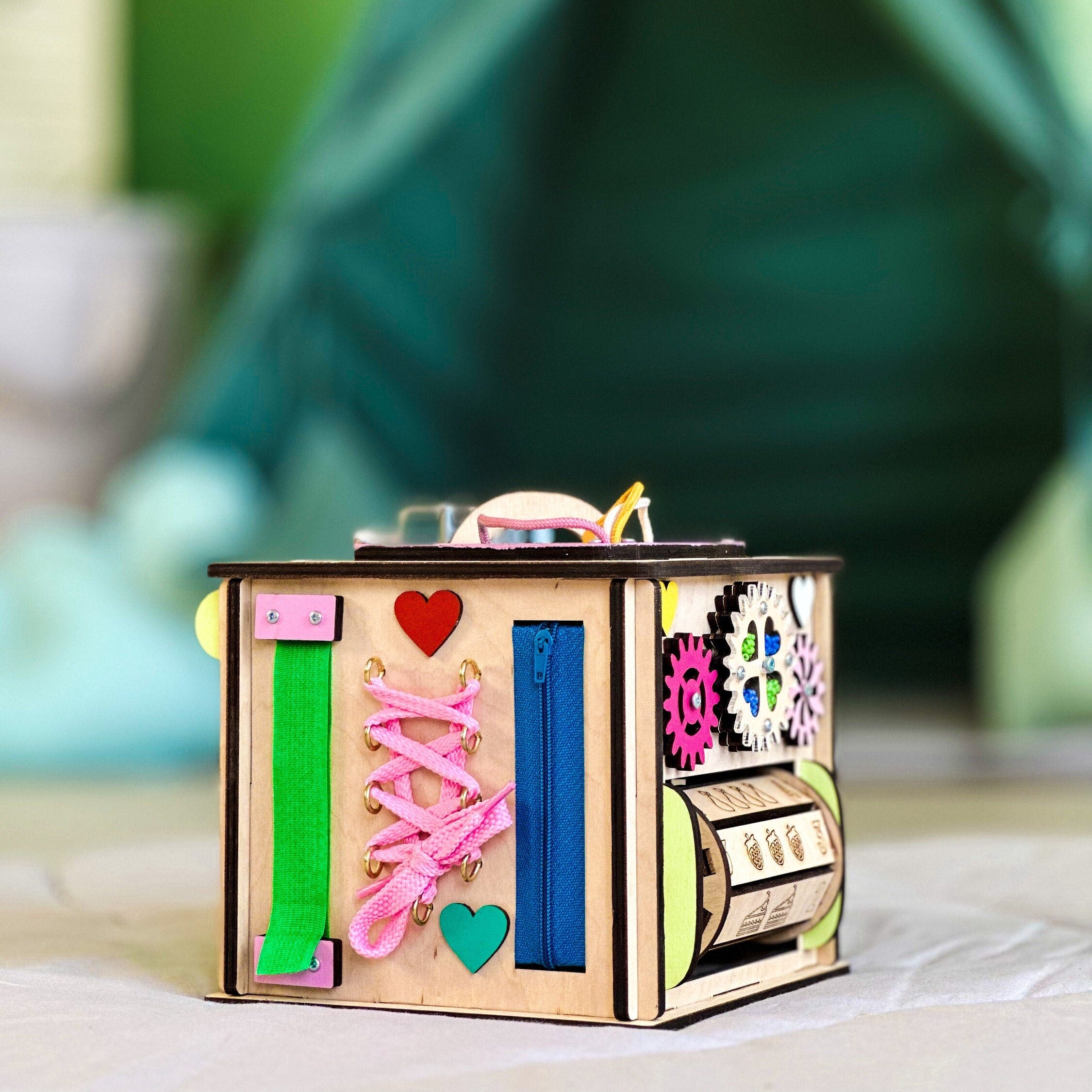 Busy Cube for 1 Year Old, Gift 1 Year Old Boy, Gift 1 Year Old Girl, Montessori Toys 1 Year Old, Personalized Gifts, Montessori Toys Baby