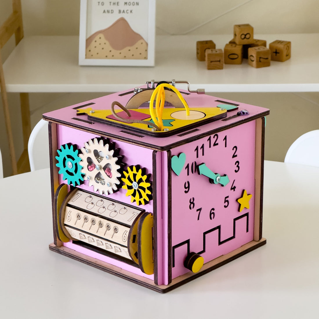 Busy Cube for 1 Year Old, Gift 1 Year Old Boy, Gift 1 Year Old Girl, Montessori Toys 1 Year Old, Personalized Gifts, Montessori Toys Baby