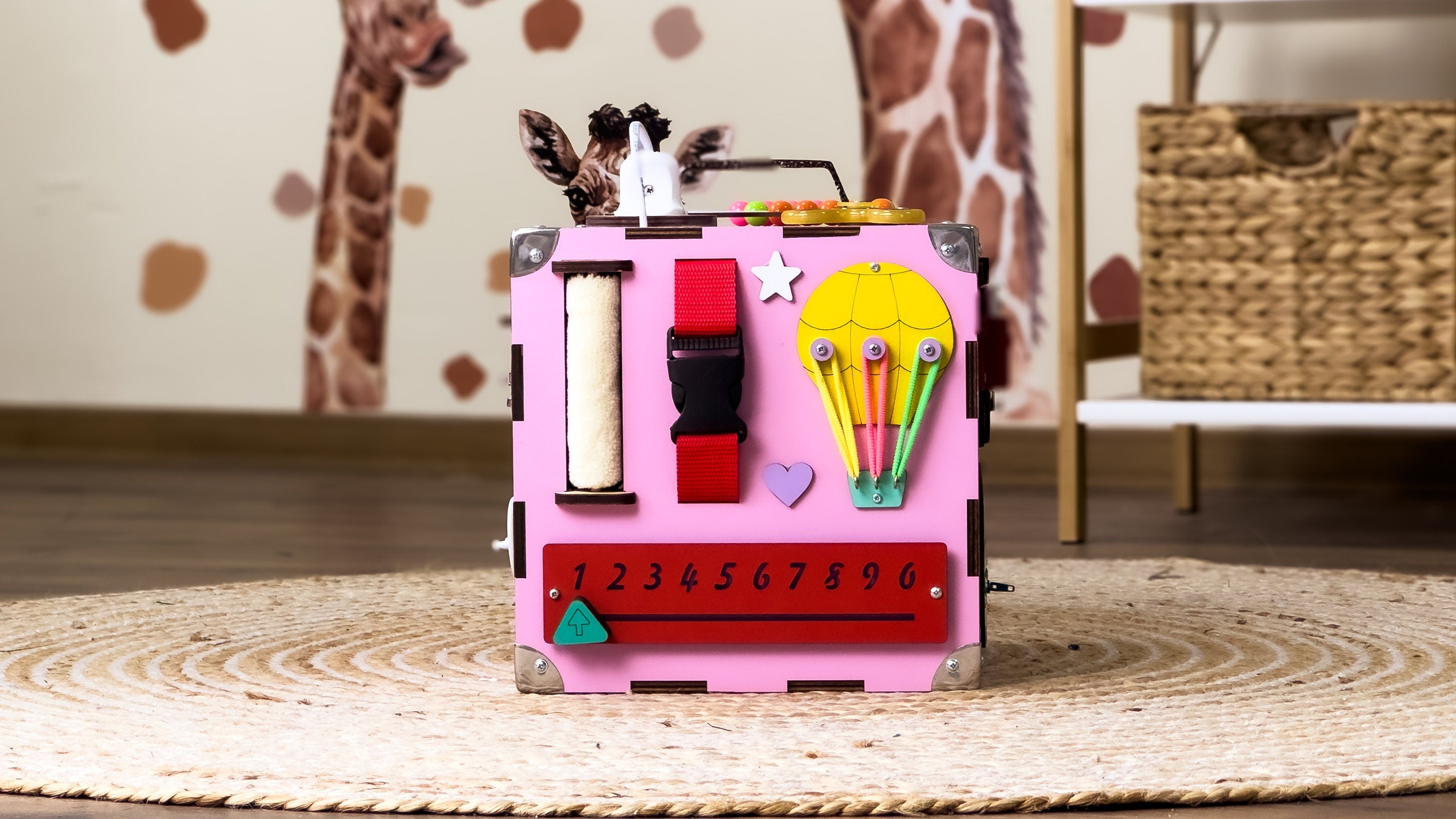 Busy Cube 1 year old, Educational Toys for 1 year old, Travel Busy Cube, Learning Cube, Holzwürfel Personalisiert, Activity Würfel Baby