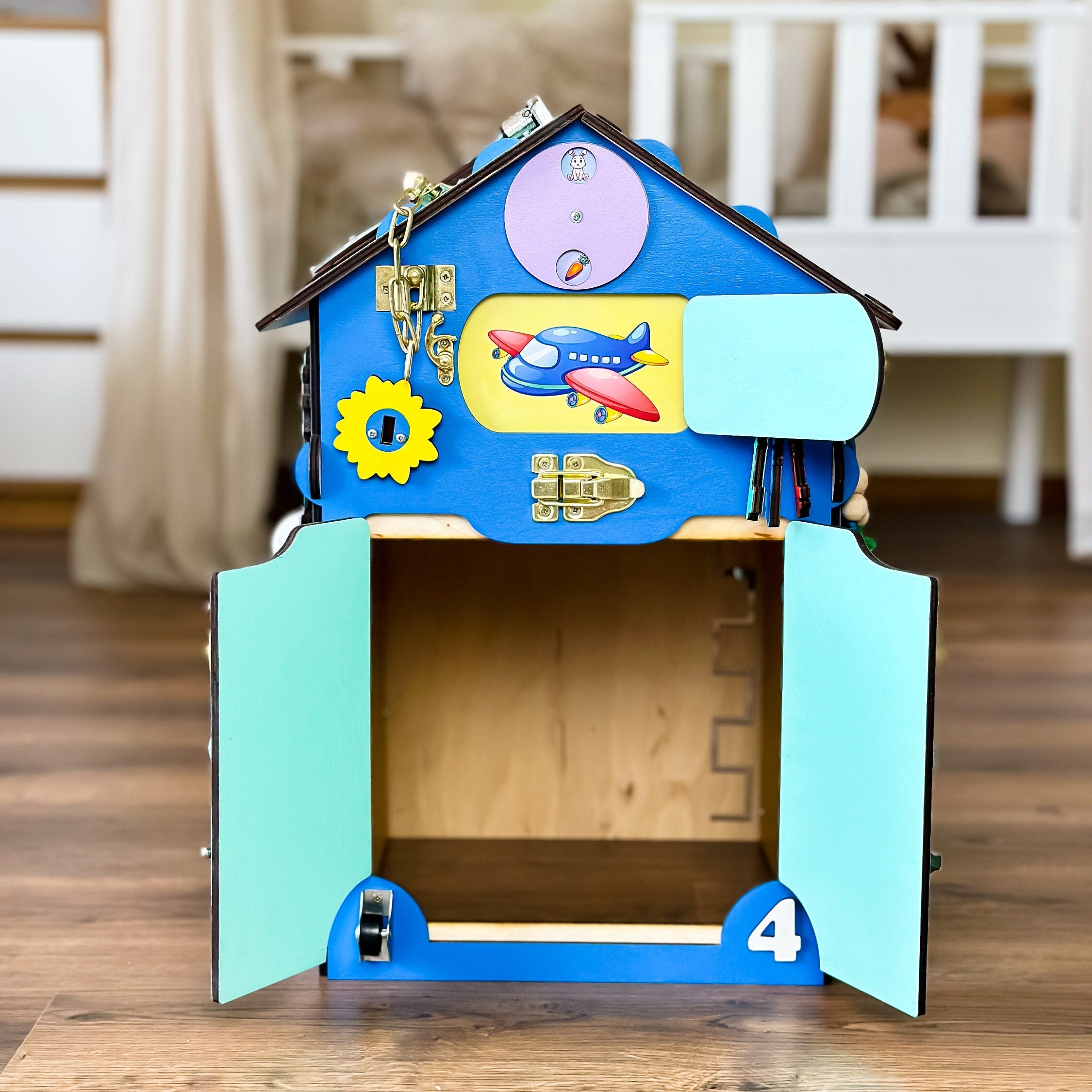 Busy Board Toddler Girls, Busy Board Toddler Boys, Busy House Wooden, Busy Board House, Activity Wrfel, Toddler Toys 2 Year Old, Baby Shower