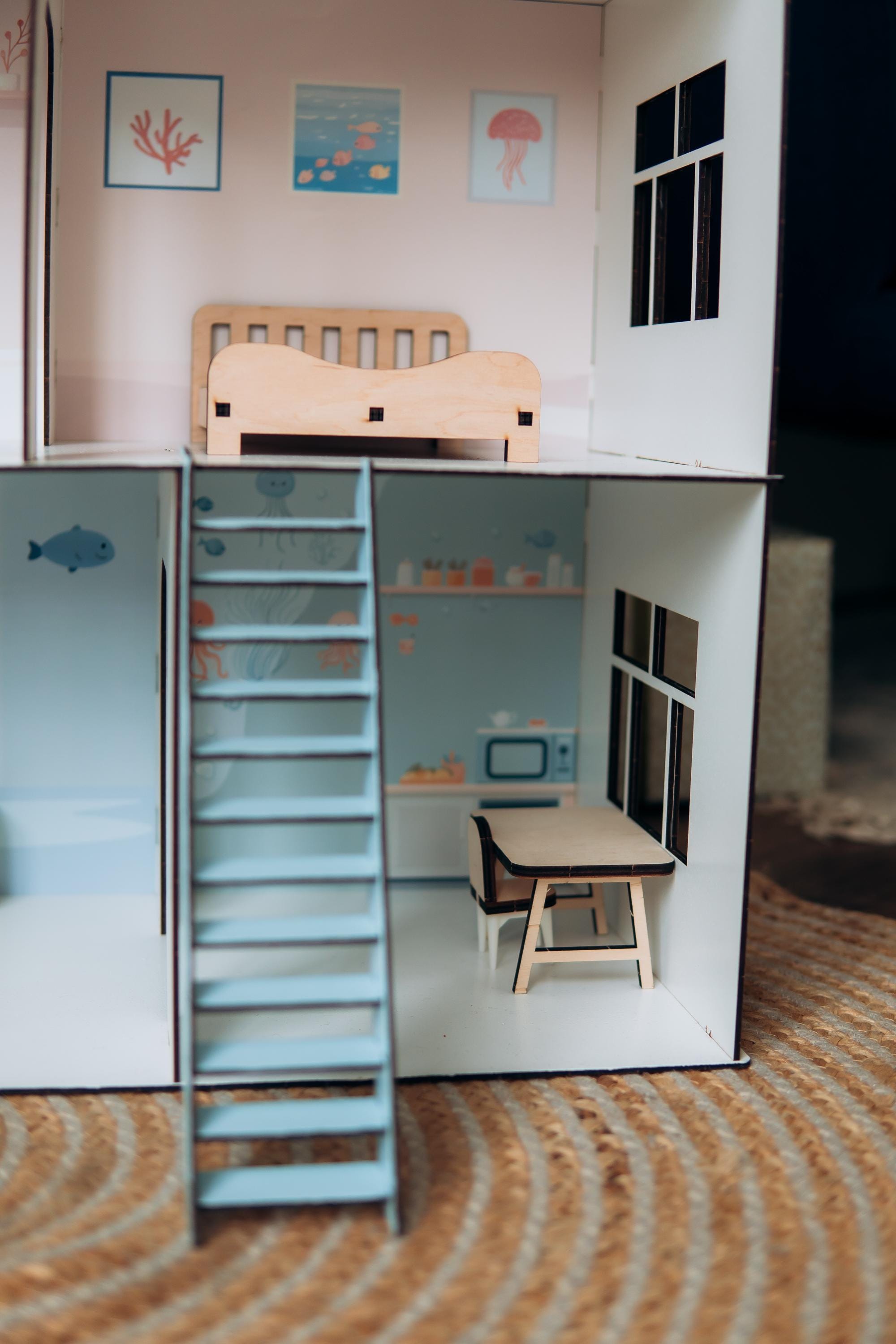 dollhouse accessorie,
modern doll house,
dollhouse furniture,
baby girl dollhouse,
nautical nursery toy,
princess dollhouse,
modern miniatures,
kids doll house,
doll house miniature,
painted doll house,
kids play doll house,
gifts for kids,
gift for baby girl